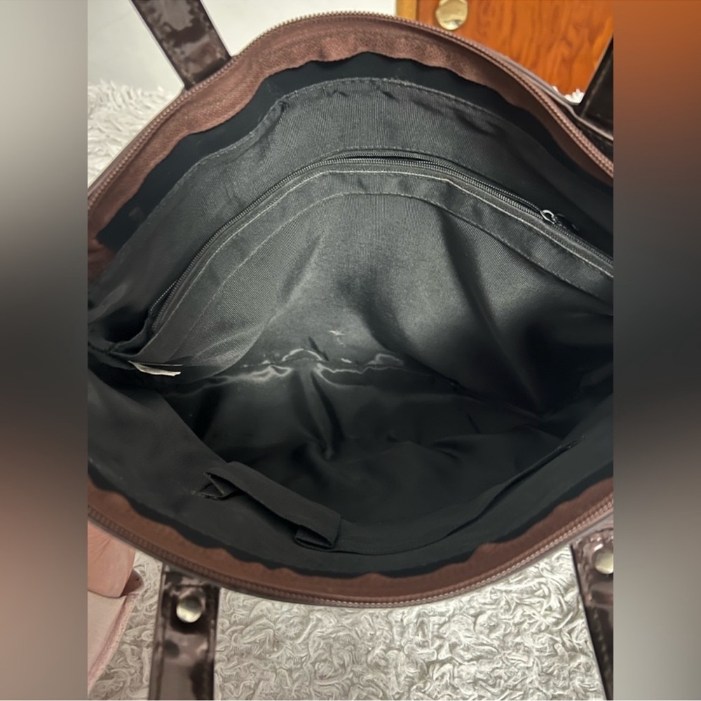 Patent Leather Brown/Bronze Beijo Bag - Picture 10 of 12